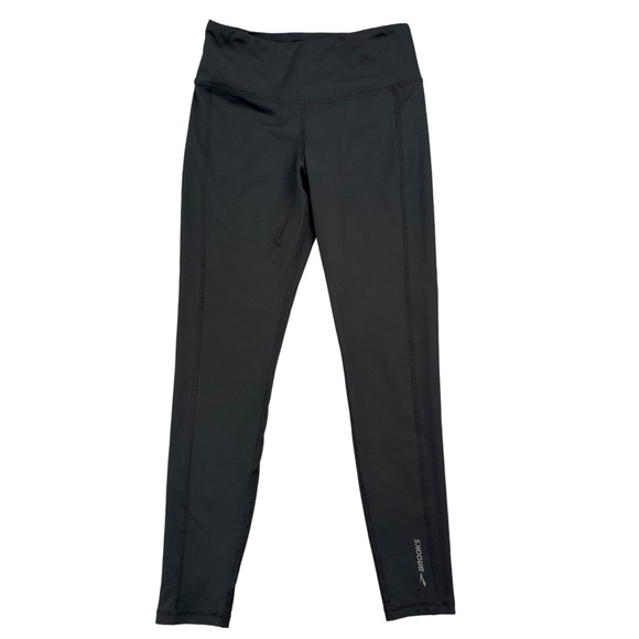 Brooks Black High Waisted Full Length Running Leggings Womens Small - Picture 1 of 6